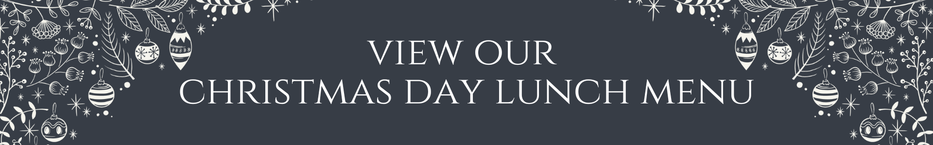View our christmas day lunch menu